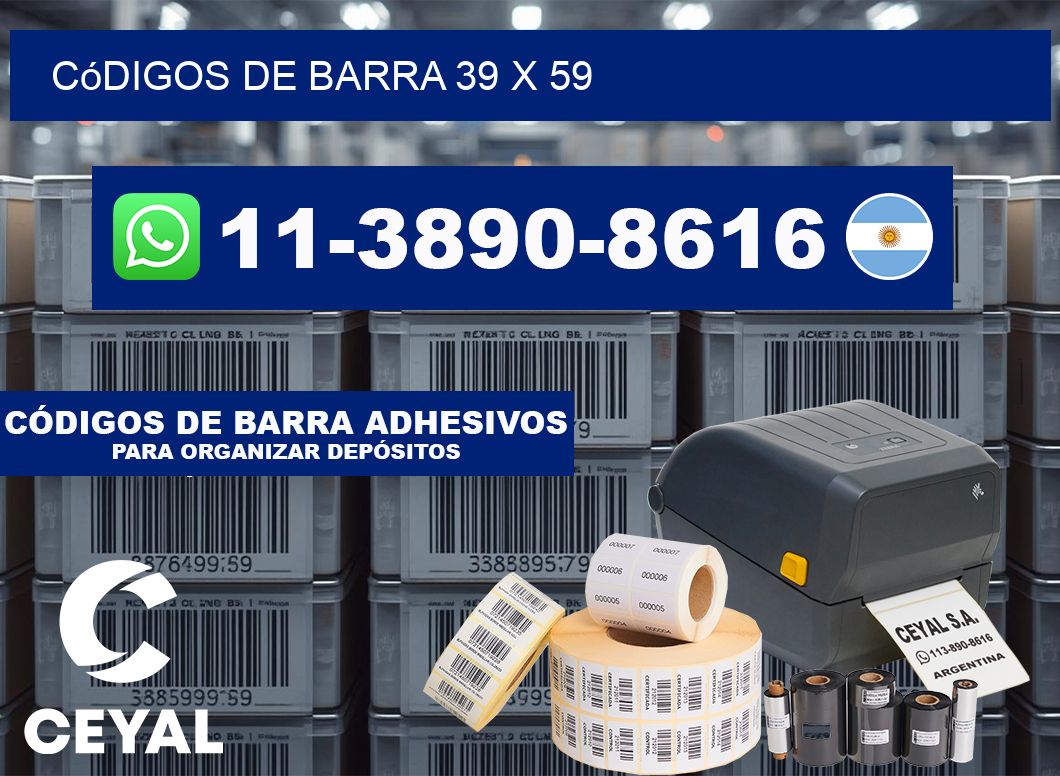 códigos de barra 39 x 59