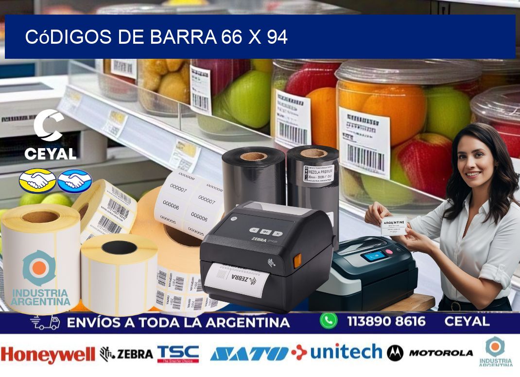 códigos de barra 66 x 94