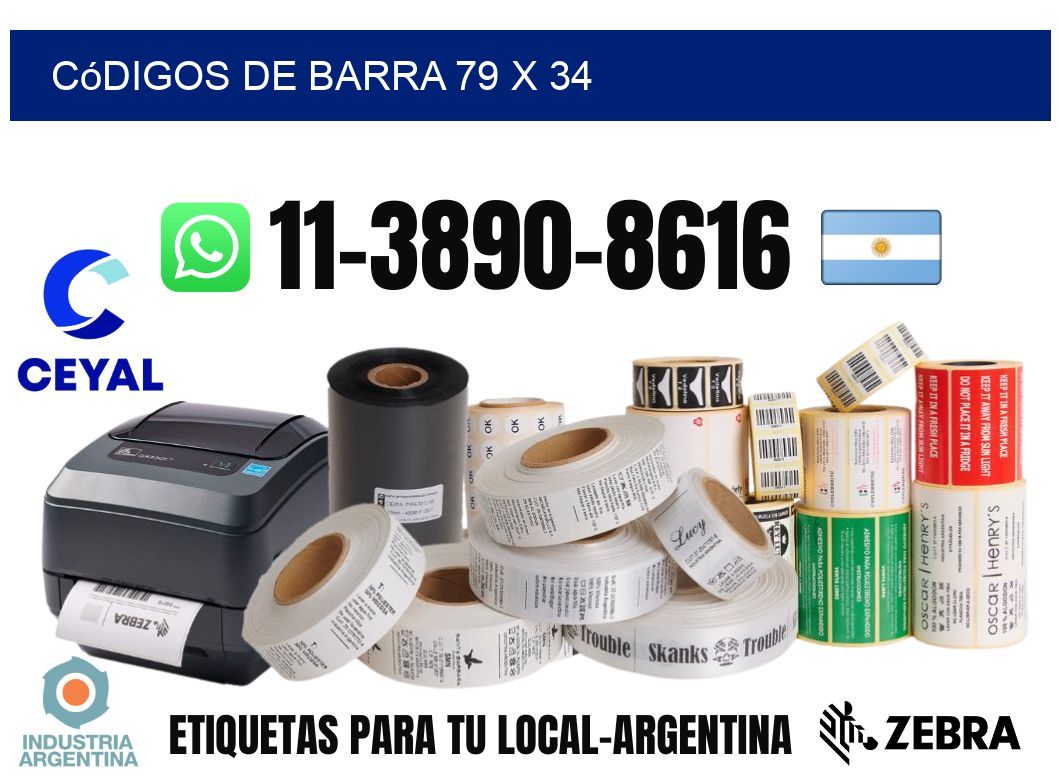 códigos de barra 79 x 34