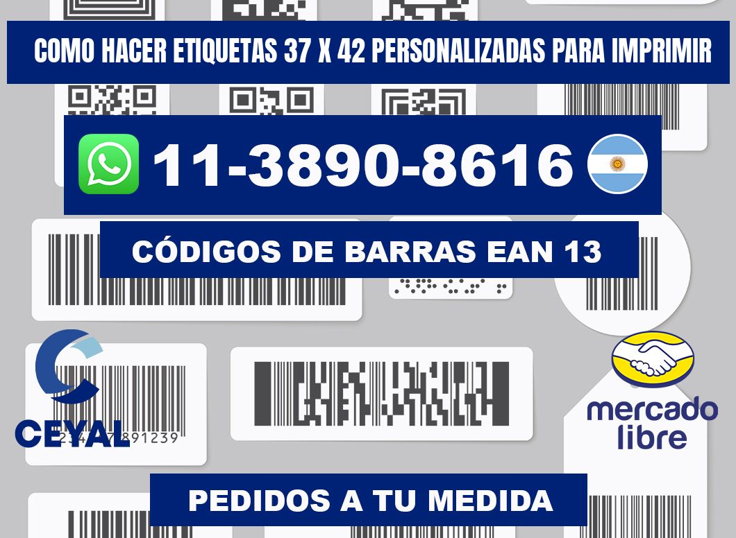 como hacer etiquetas 37 x 42 personalizadas para imprimir
