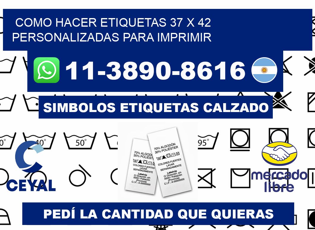 como hacer etiquetas 37 x 42 personalizadas para imprimir