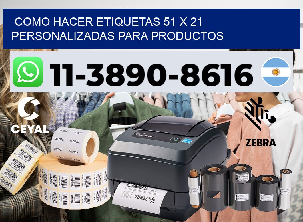 como hacer etiquetas 51 x 21 personalizadas para productos