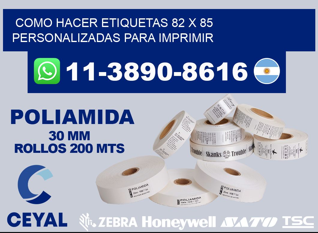 como hacer etiquetas 82 x 85 personalizadas para imprimir