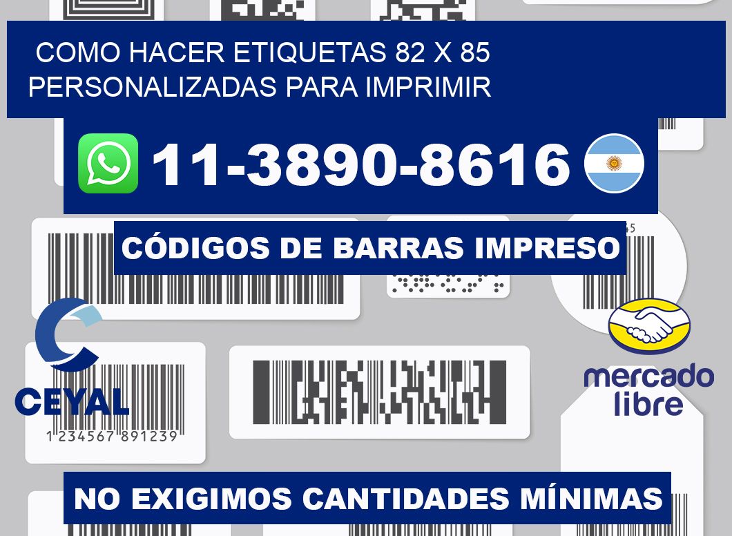 como hacer etiquetas 82 x 85 personalizadas para imprimir
