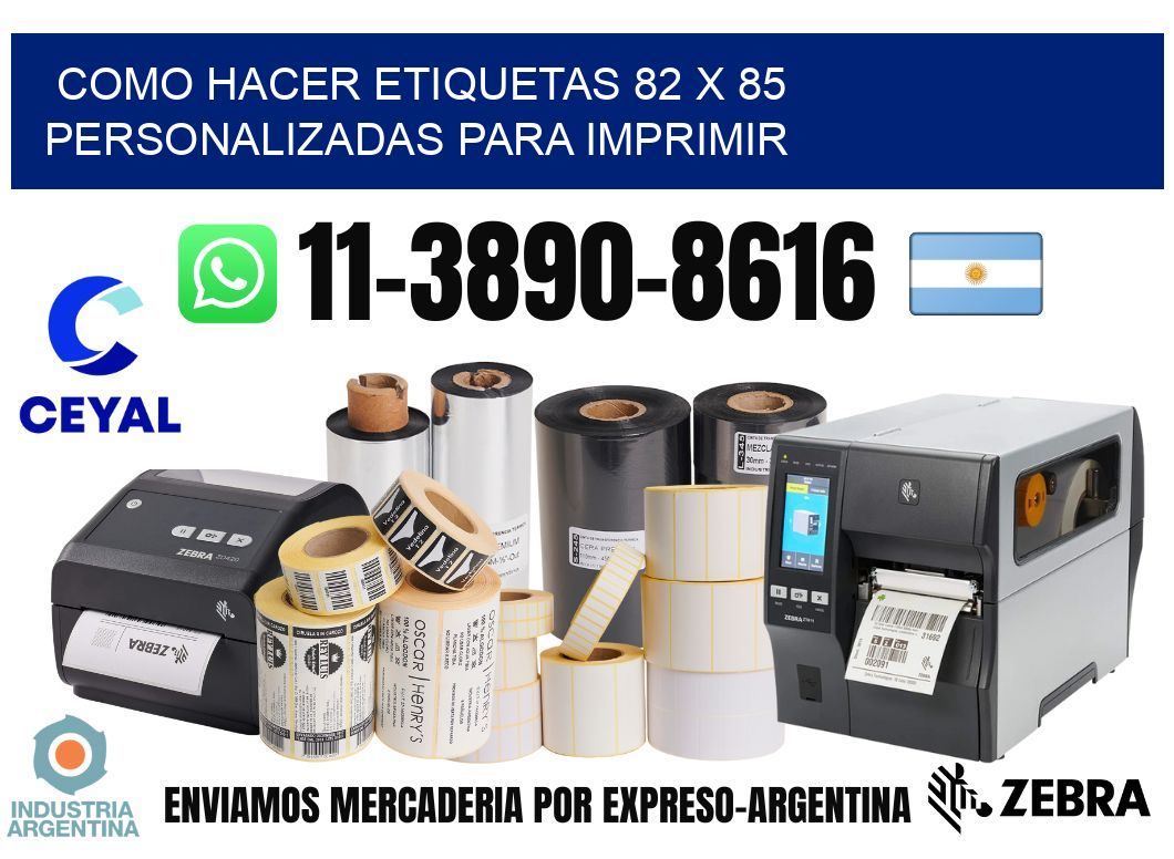 como hacer etiquetas 82 x 85 personalizadas para imprimir