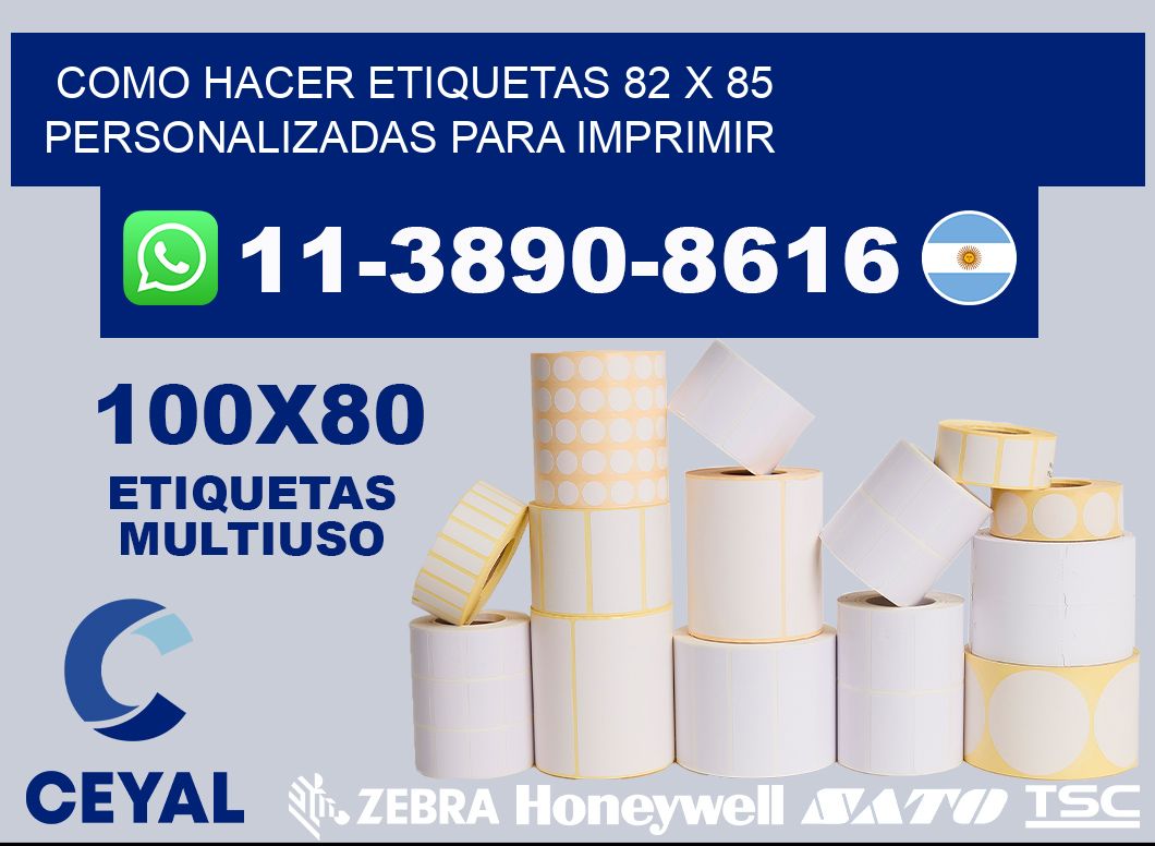 como hacer etiquetas 82 x 85 personalizadas para imprimir