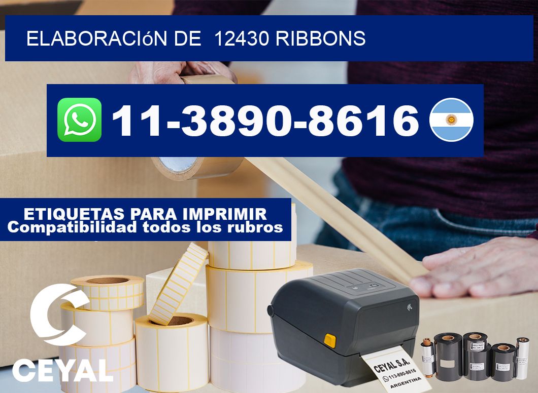 elaboración de  12430 ribbons
