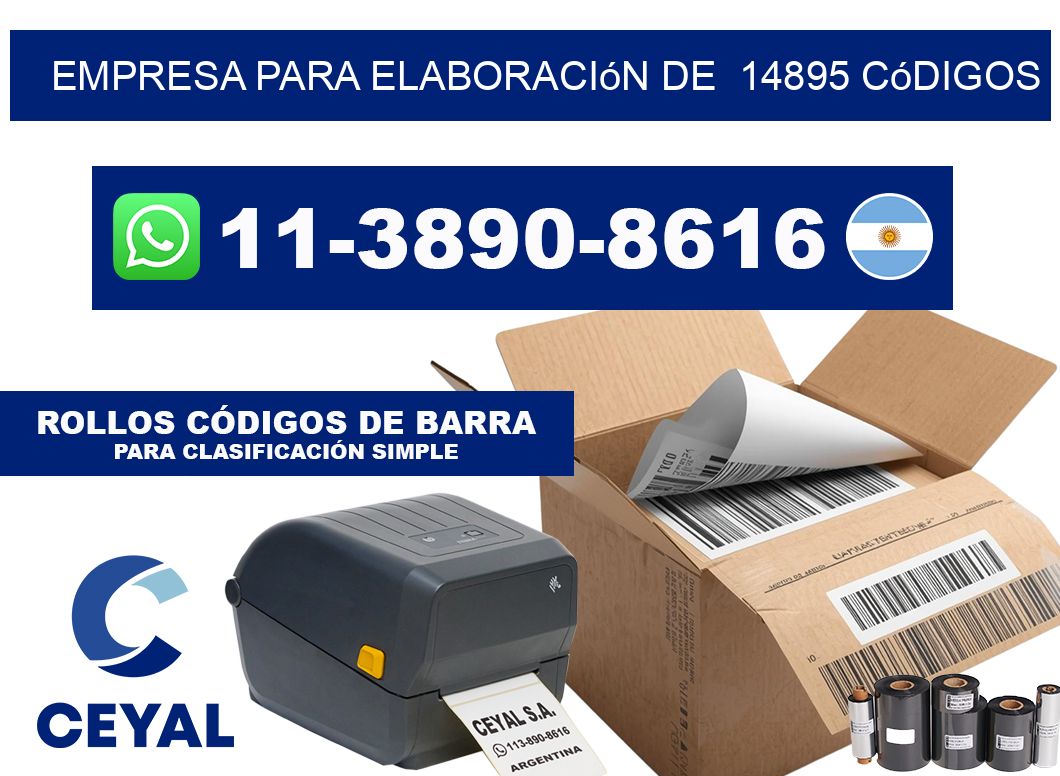 empresa para elaboración de  14895 códigos