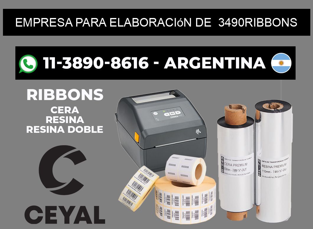 empresa para elaboración de  3490ribbons