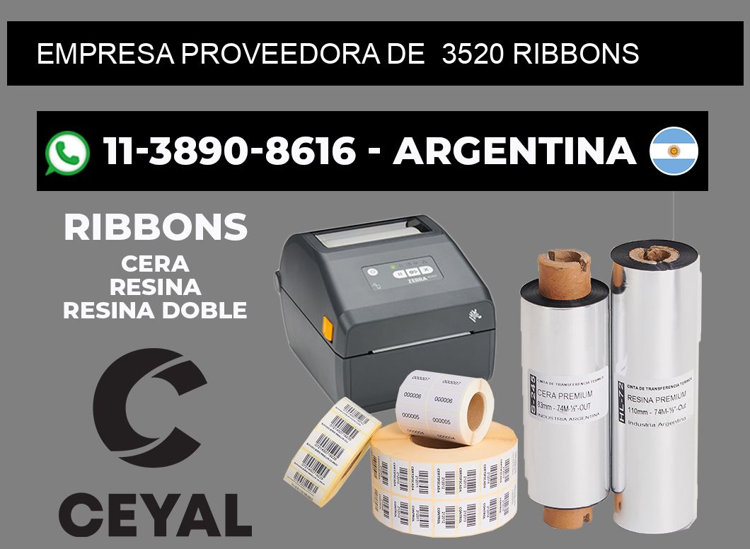 empresa proveedora de 3520 ribbons