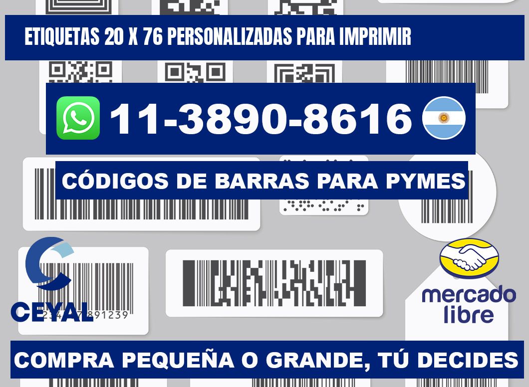 etiquetas 20 x 76 personalizadas para imprimir