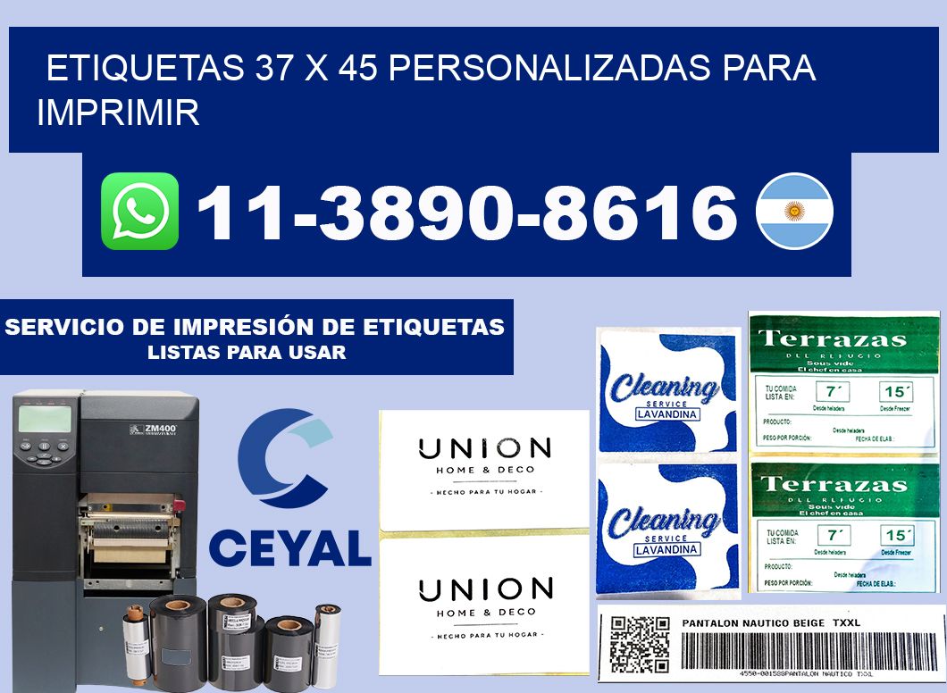 etiquetas 37 x 45 personalizadas para imprimir