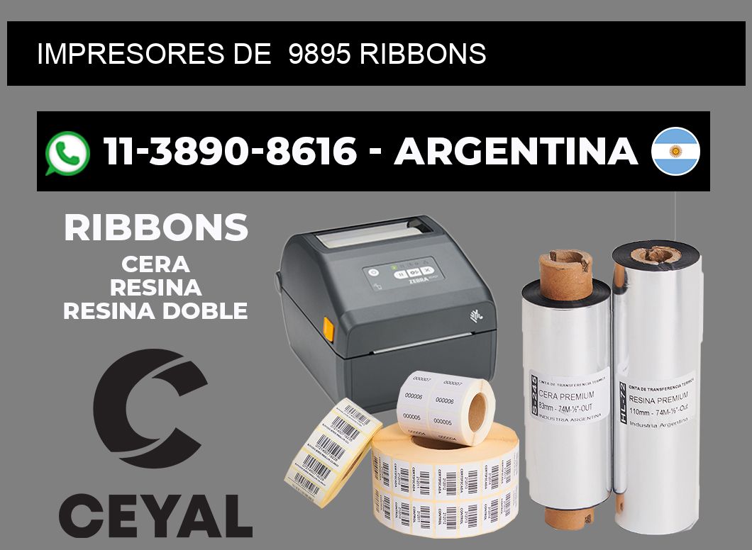 impresores de 9895 ribbons
