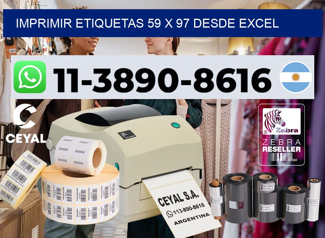 imprimir etiquetas 59 x 97 desde excel
