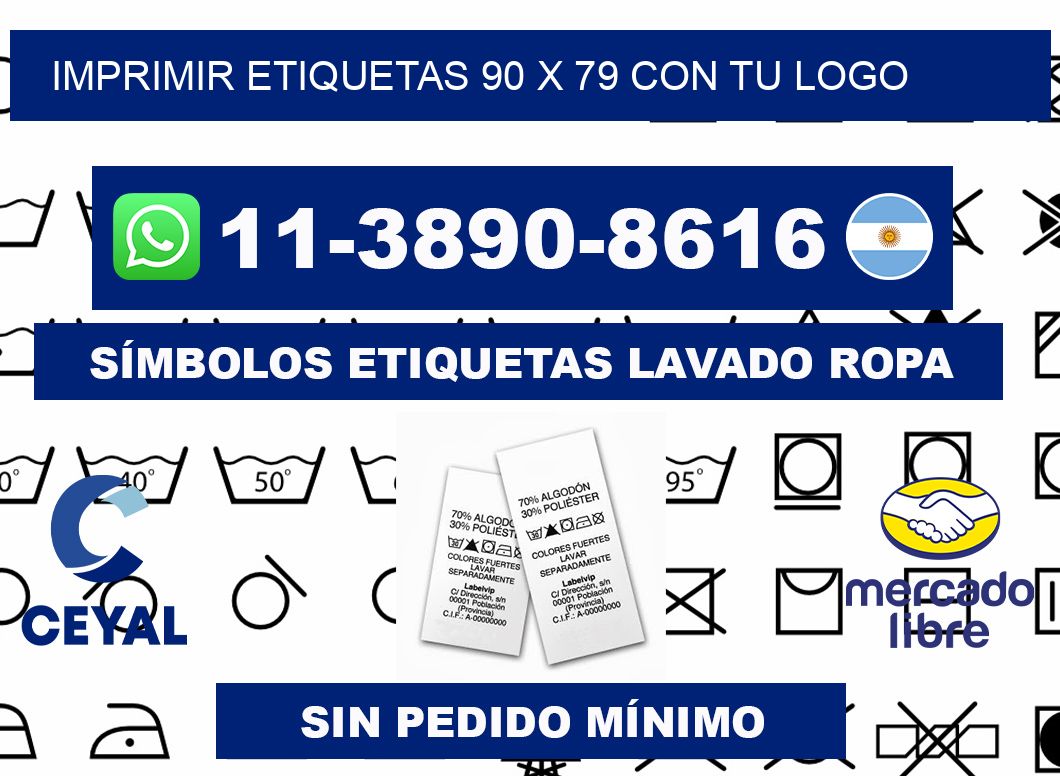 imprimir etiquetas 90 x 79 con tu logo