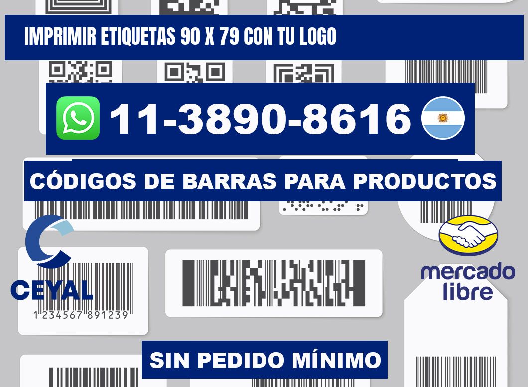imprimir etiquetas 90 x 79 con tu logo