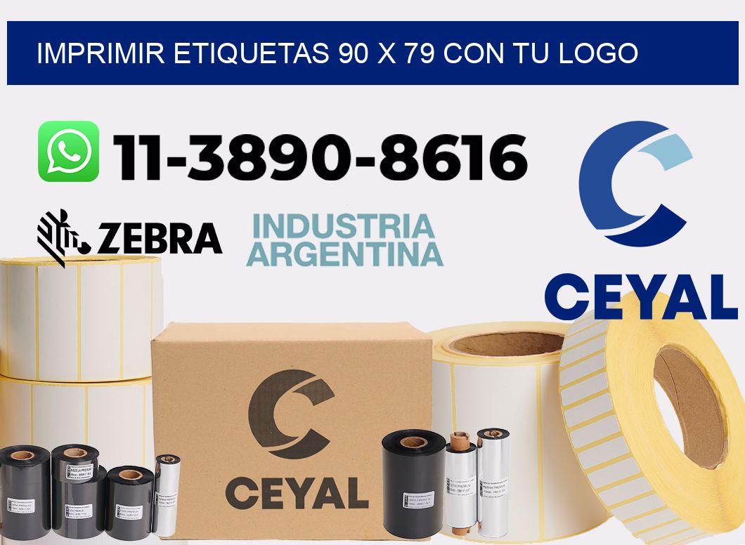 imprimir etiquetas 90 x 79 con tu logo
