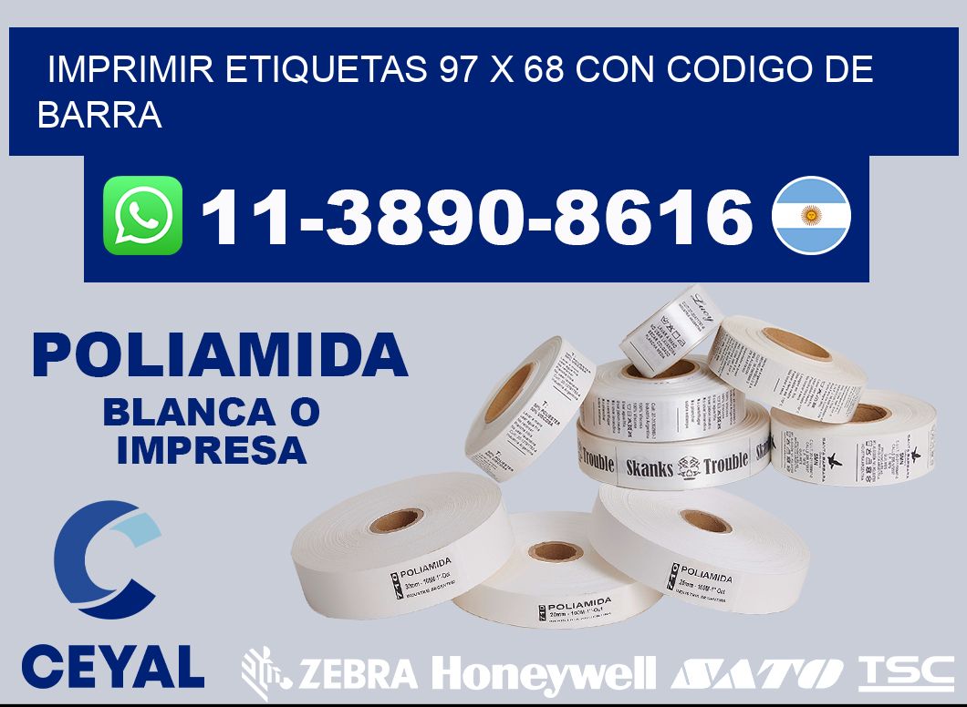 imprimir etiquetas 97 x 68 con codigo de barra