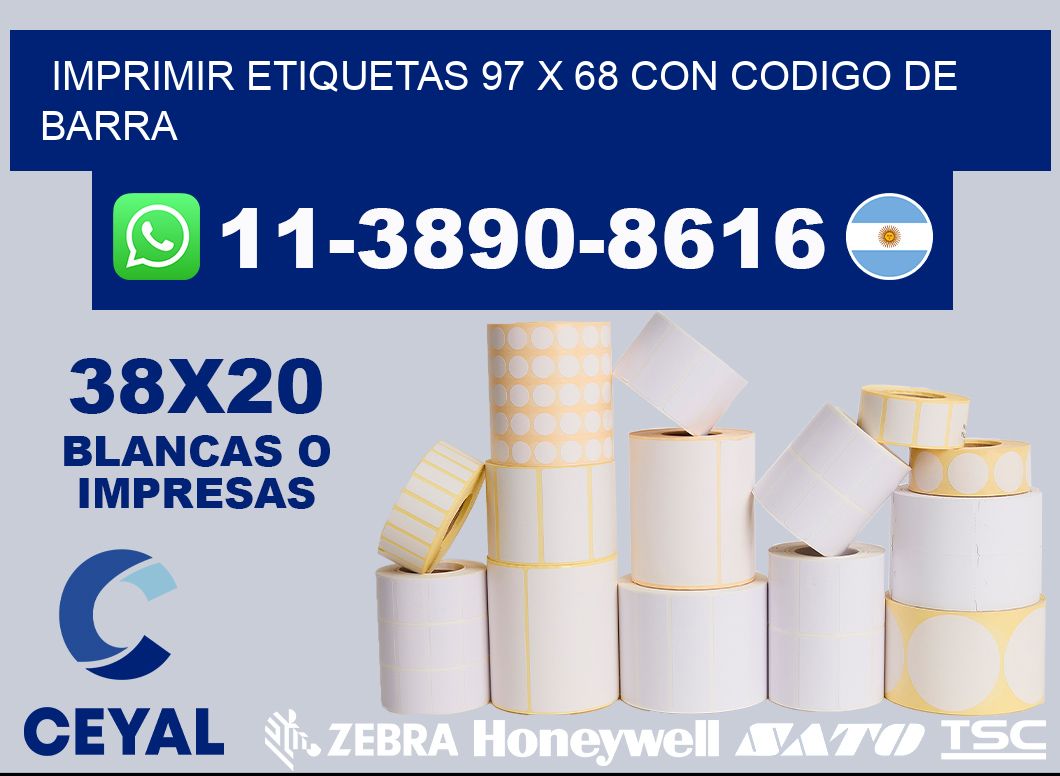 imprimir etiquetas 97 x 68 con codigo de barra