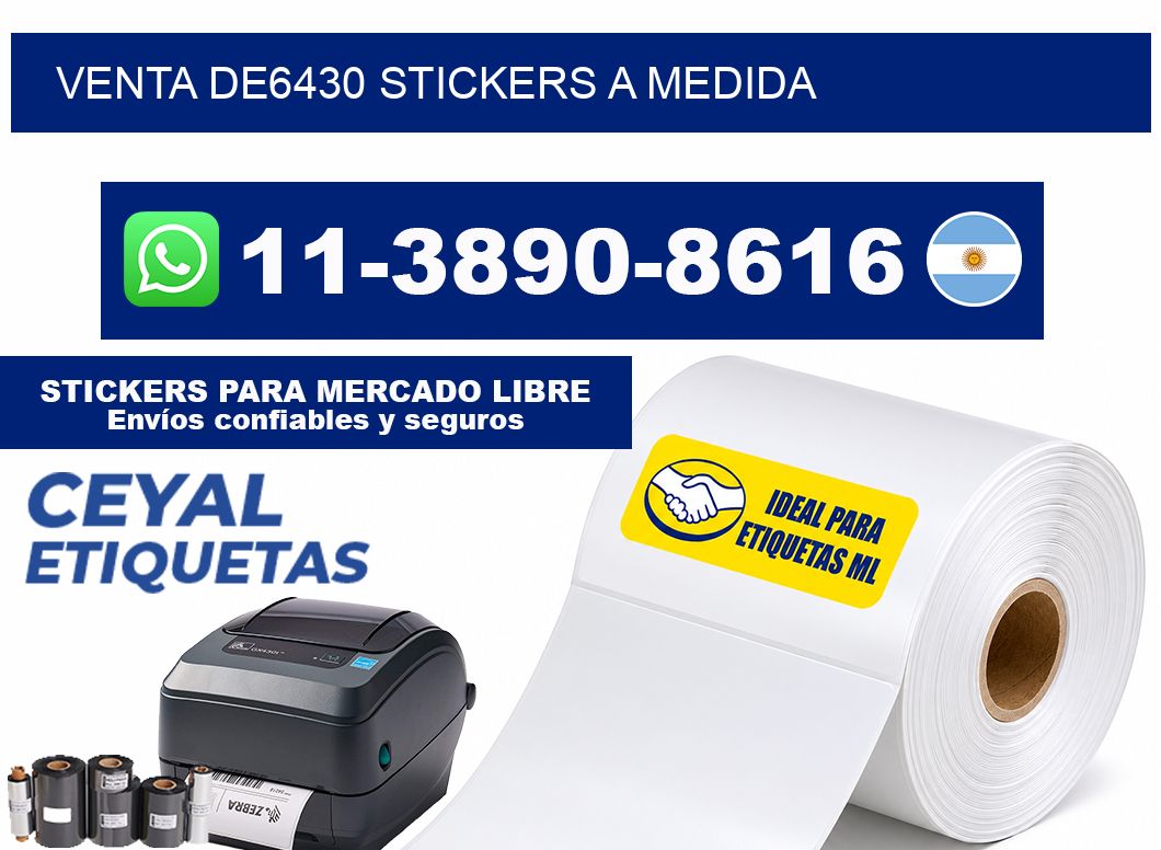 venta de6430 stickers a medida