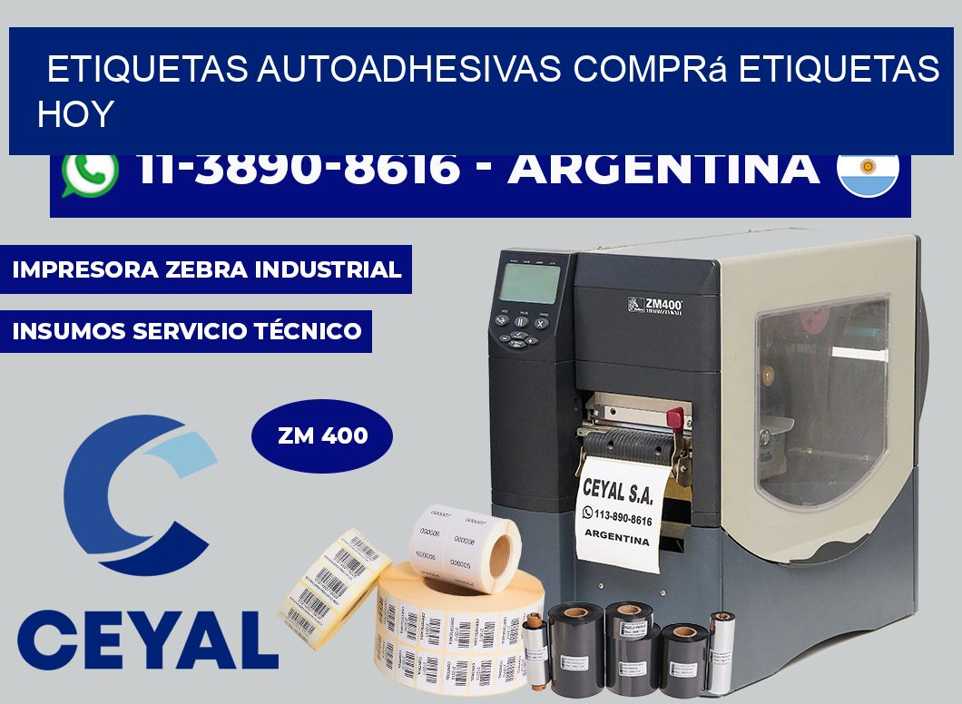 ETIQUETAS AUTOADHESIVAS Comprá etiquetas hoy