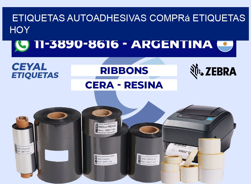 ETIQUETAS AUTOADHESIVAS Comprá etiquetas hoy