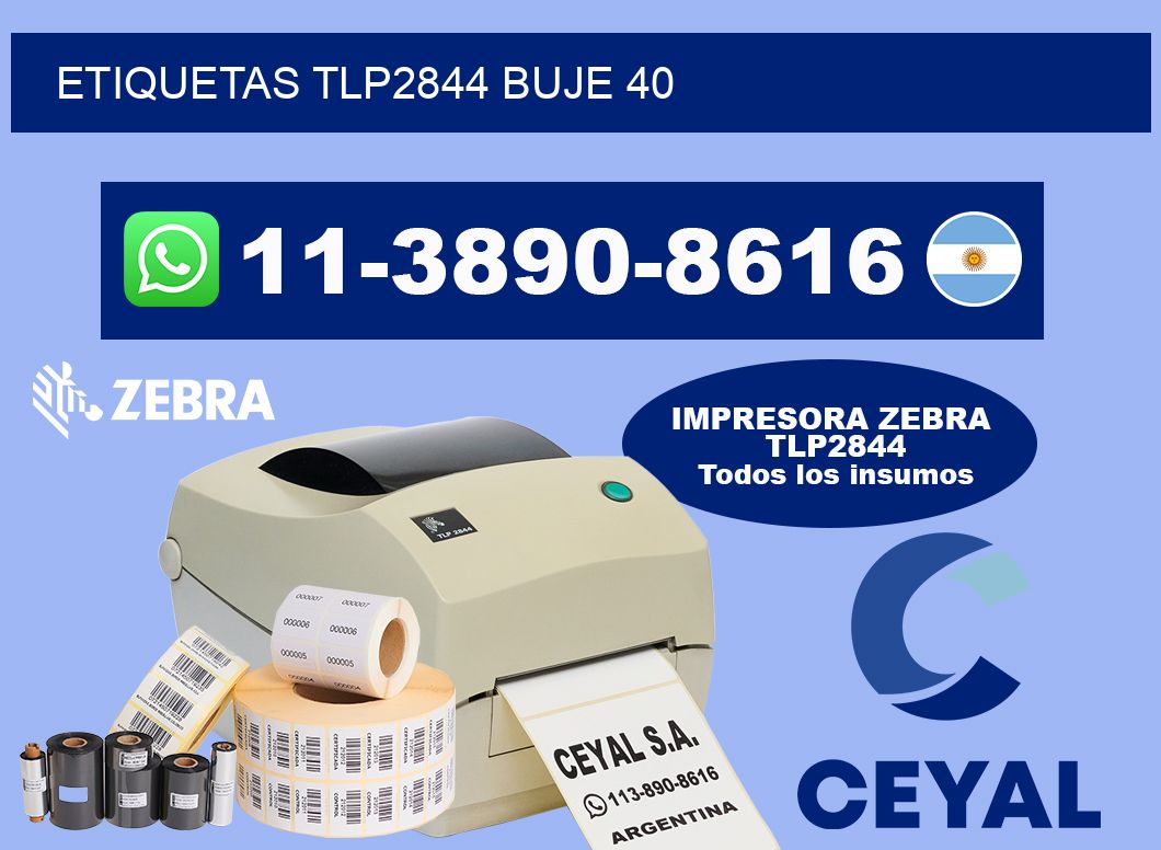 ETIQUETAS TLP2844 Buje 40