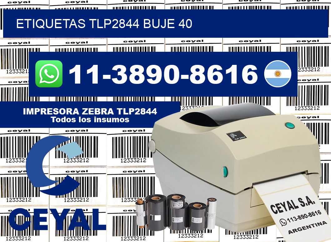 ETIQUETAS TLP2844 Buje 40