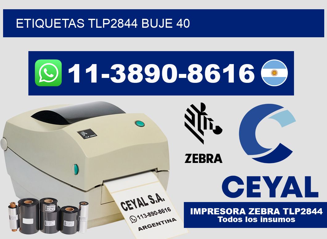 ETIQUETAS TLP2844 Buje 40