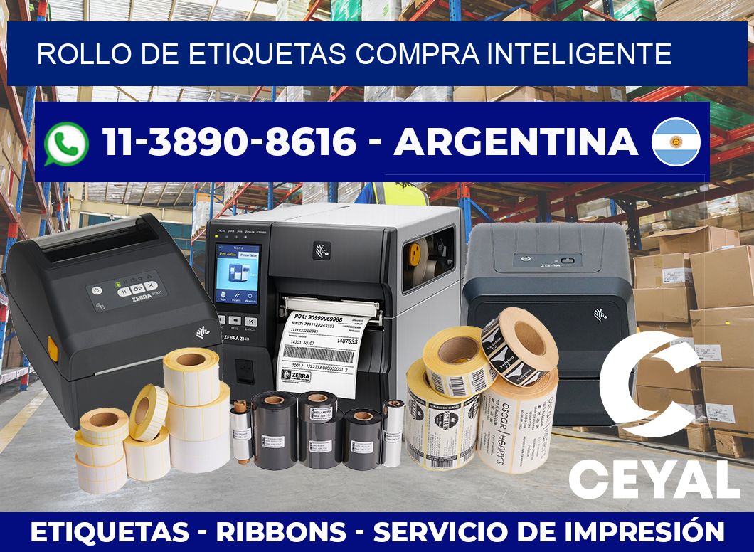 ROLLO DE ETIQUETAS Compra inteligente