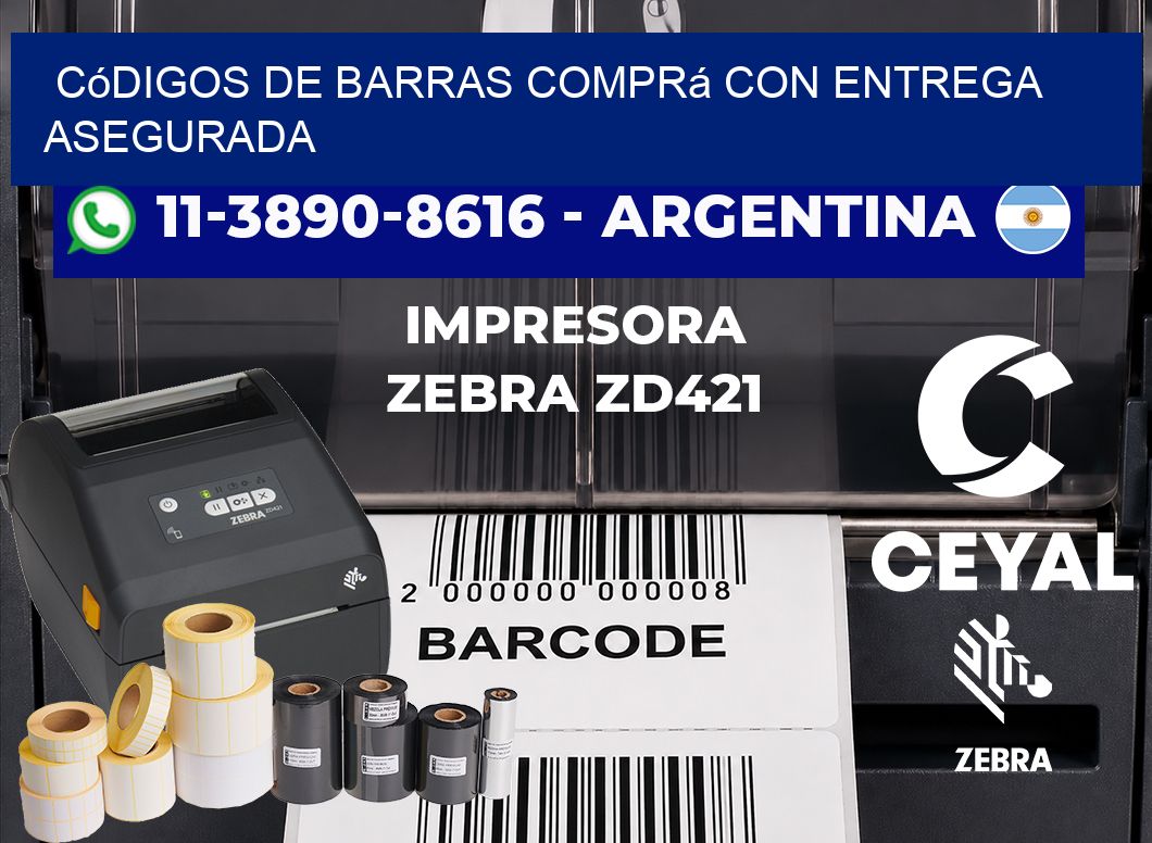códigos de barras Comprá con entrega asegurada