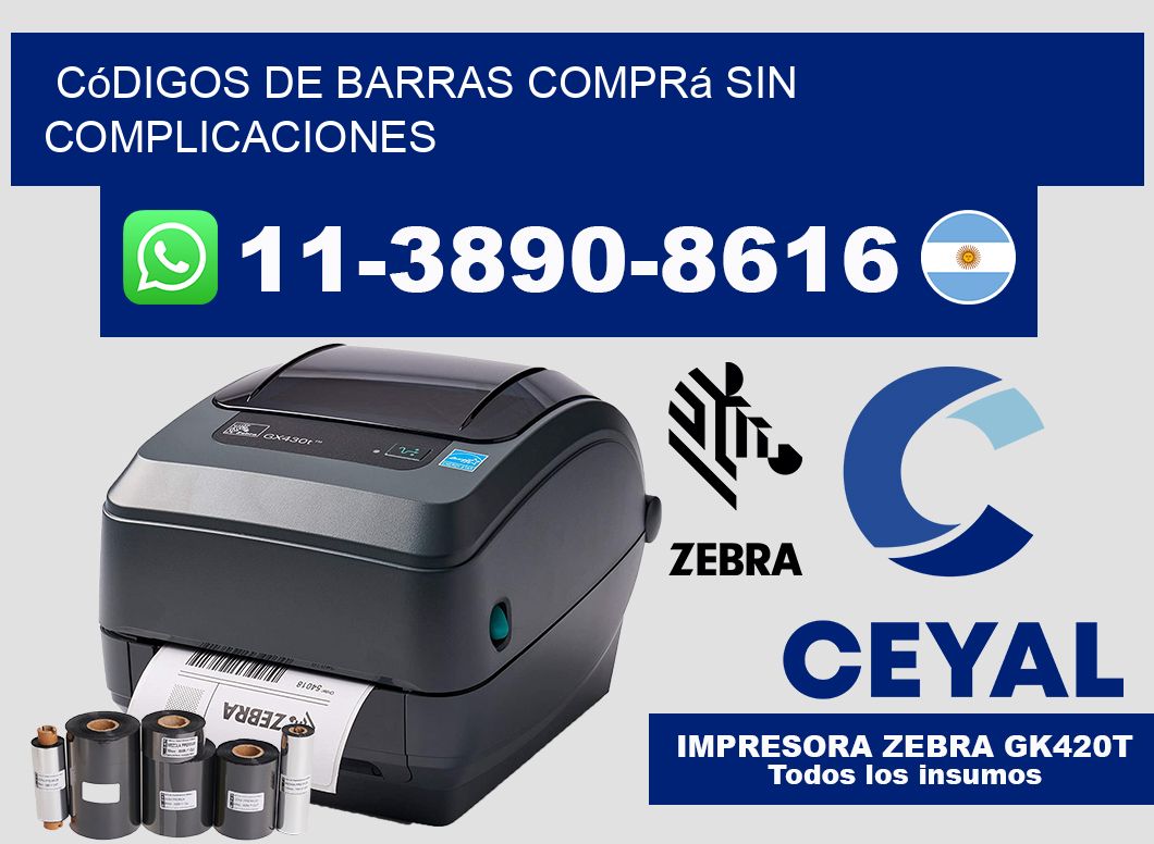 códigos de barras Comprá sin complicaciones