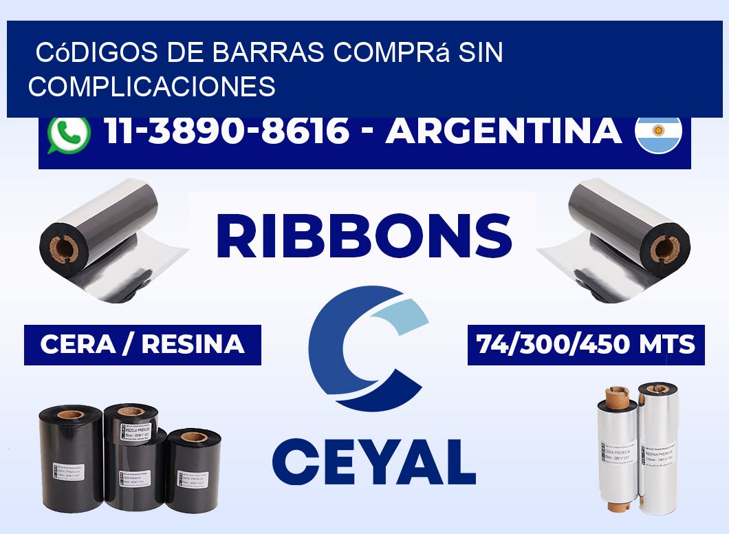 códigos de barras Comprá sin complicaciones