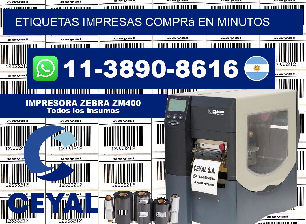etiquetas impresas Comprá en minutos