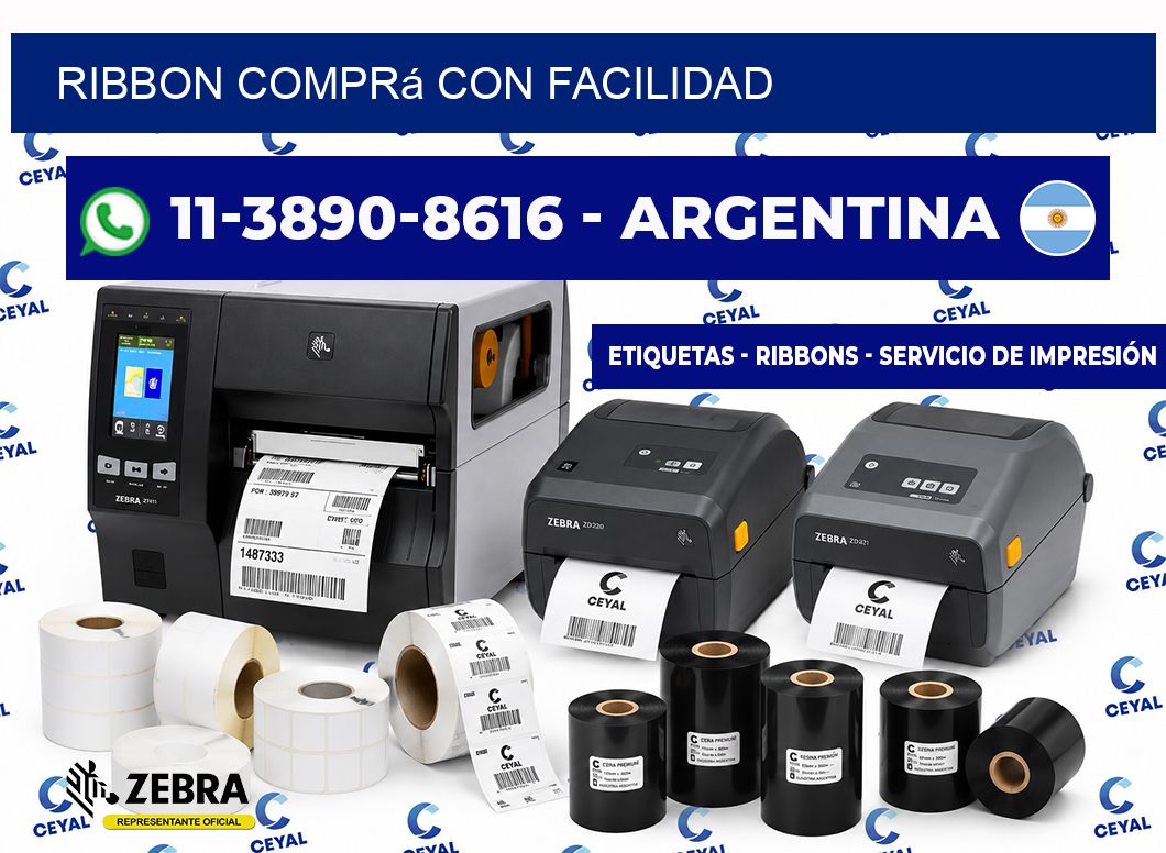 ribbon Comprá con facilidad