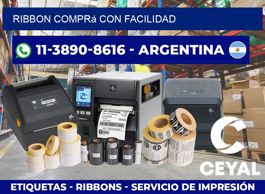 ribbon Comprá con facilidad