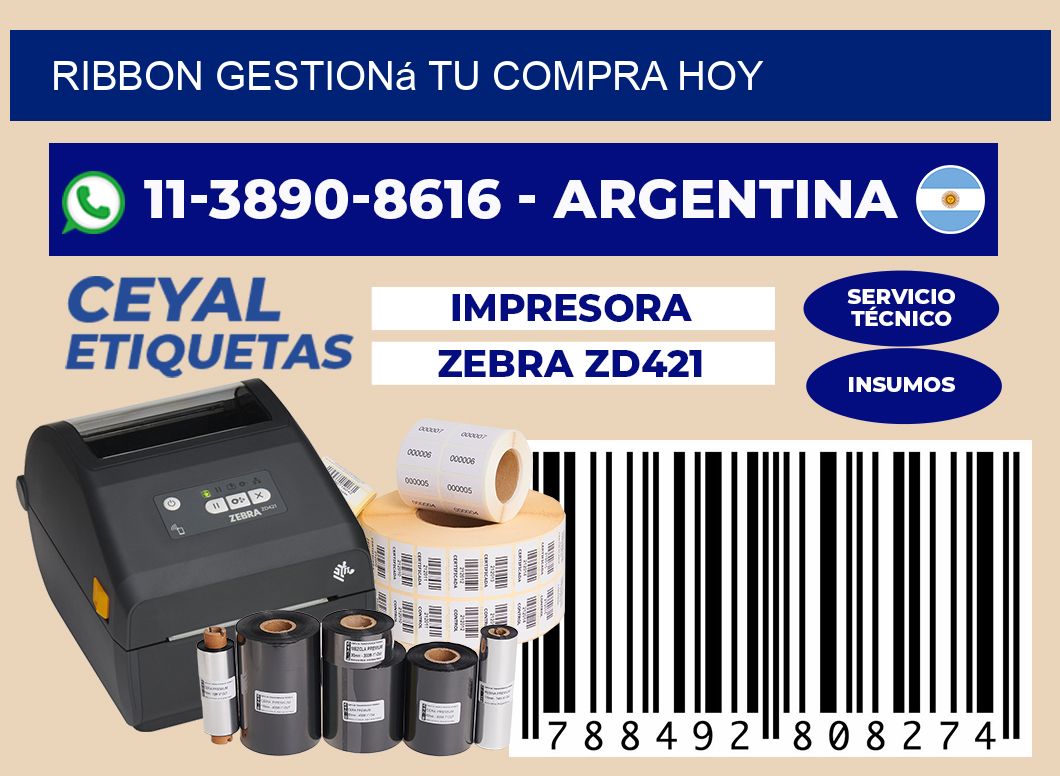 ribbon Gestioná tu compra hoy