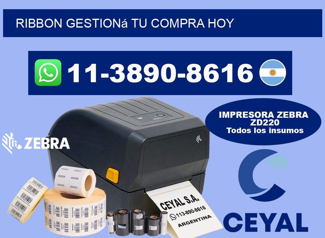 ribbon Gestioná tu compra hoy