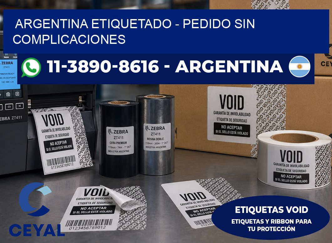ARGENTINA ETIQUETADO – Pedido sin complicaciones