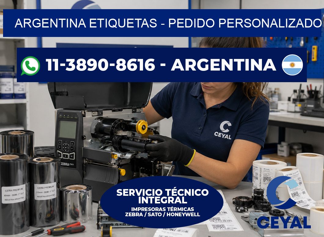ARGENTINA ETIQUETAS - Pedido personalizado