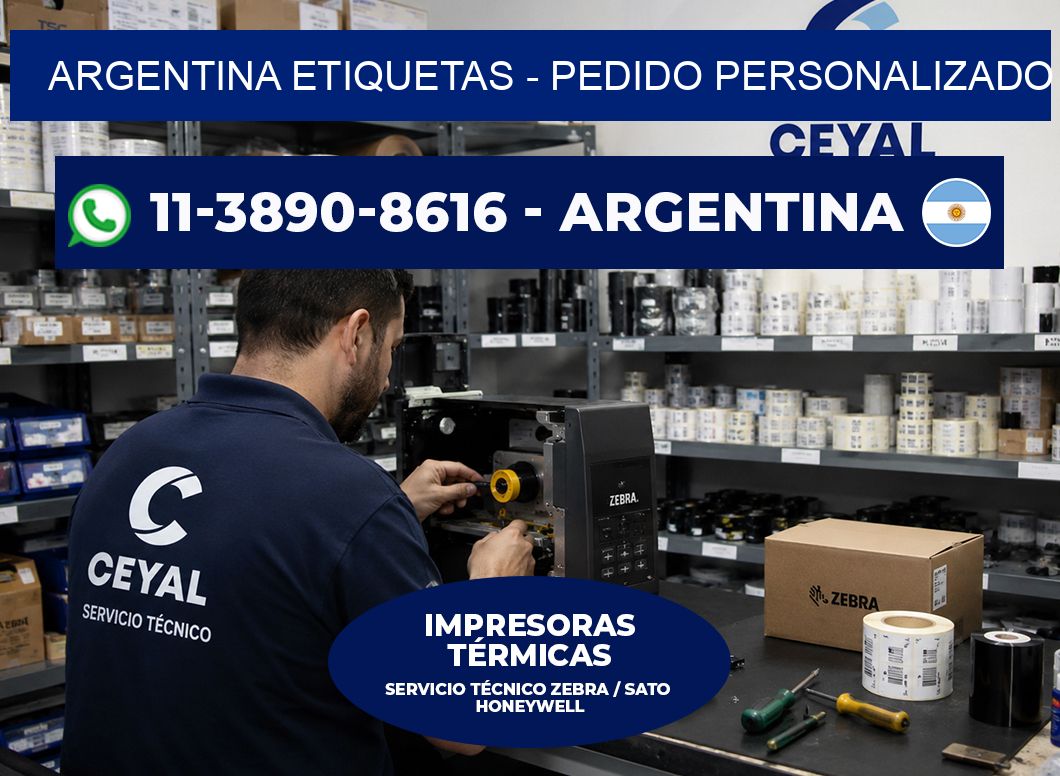 ARGENTINA ETIQUETAS - Pedido personalizado