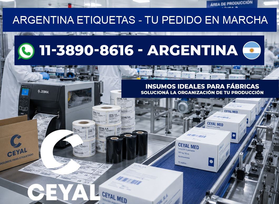 ARGENTINA ETIQUETAS - Tu pedido en marcha