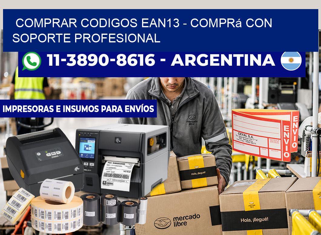 COMPRAR CODIGOS EAN13 - Comprá con soporte profesional