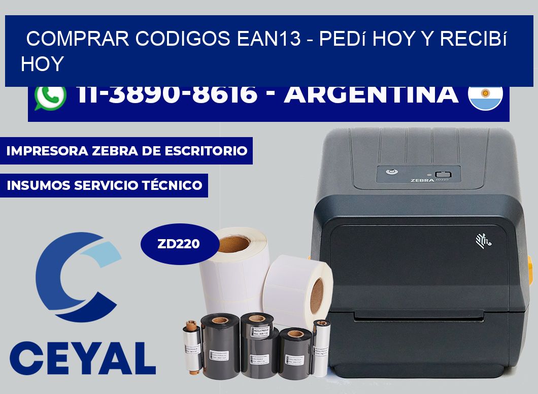 COMPRAR CODIGOS EAN13 - Pedí hoy y recibí hoy