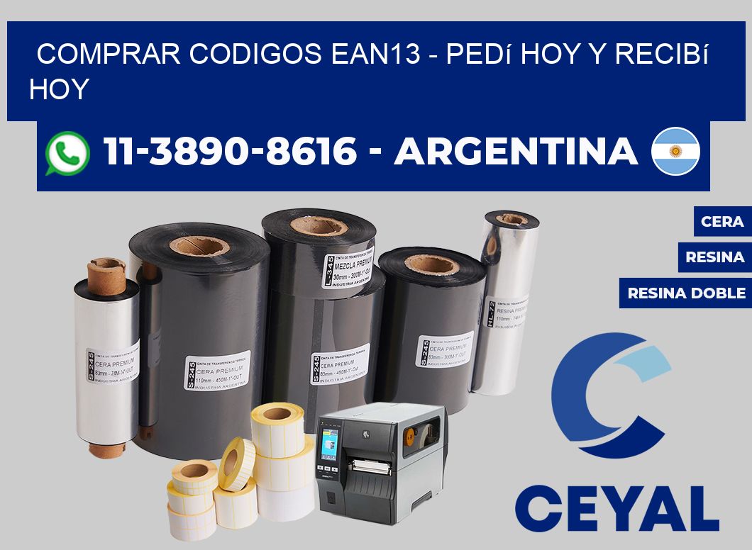 COMPRAR CODIGOS EAN13 - Pedí hoy y recibí hoy