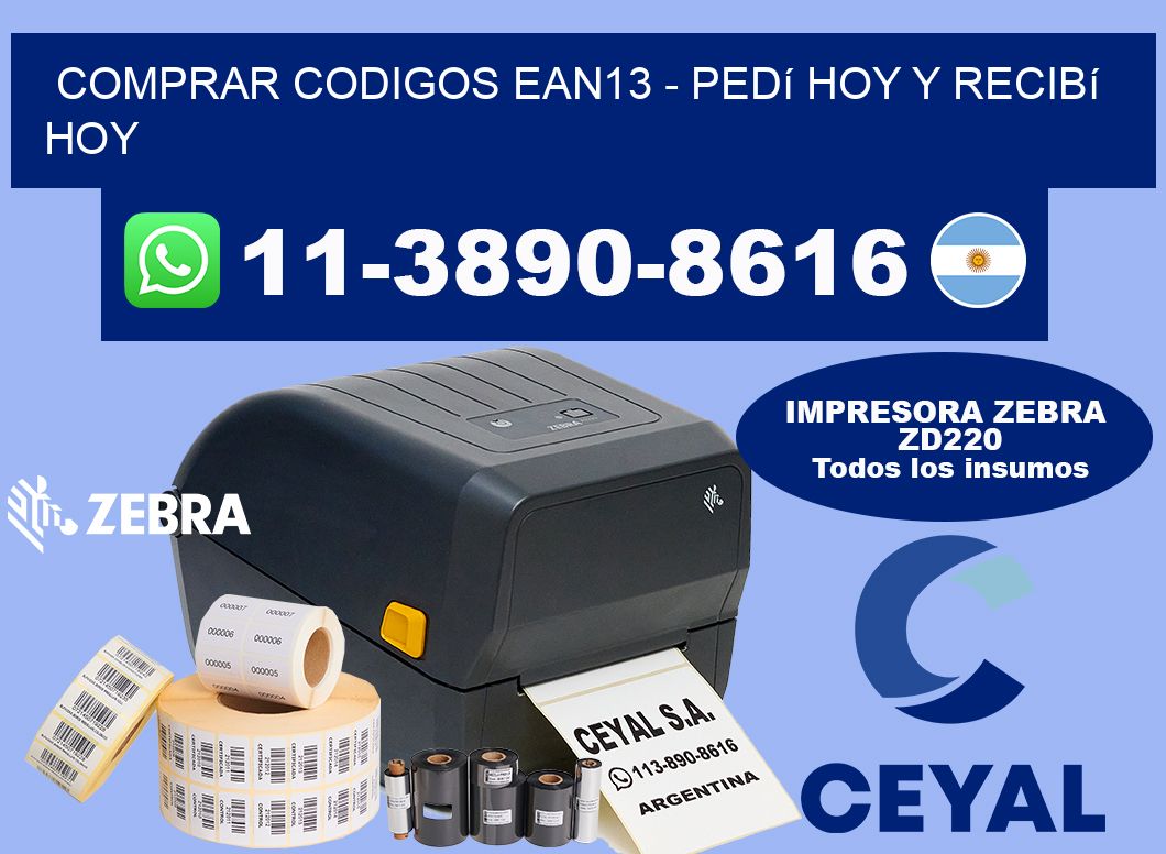 COMPRAR CODIGOS EAN13 - Pedí hoy y recibí hoy