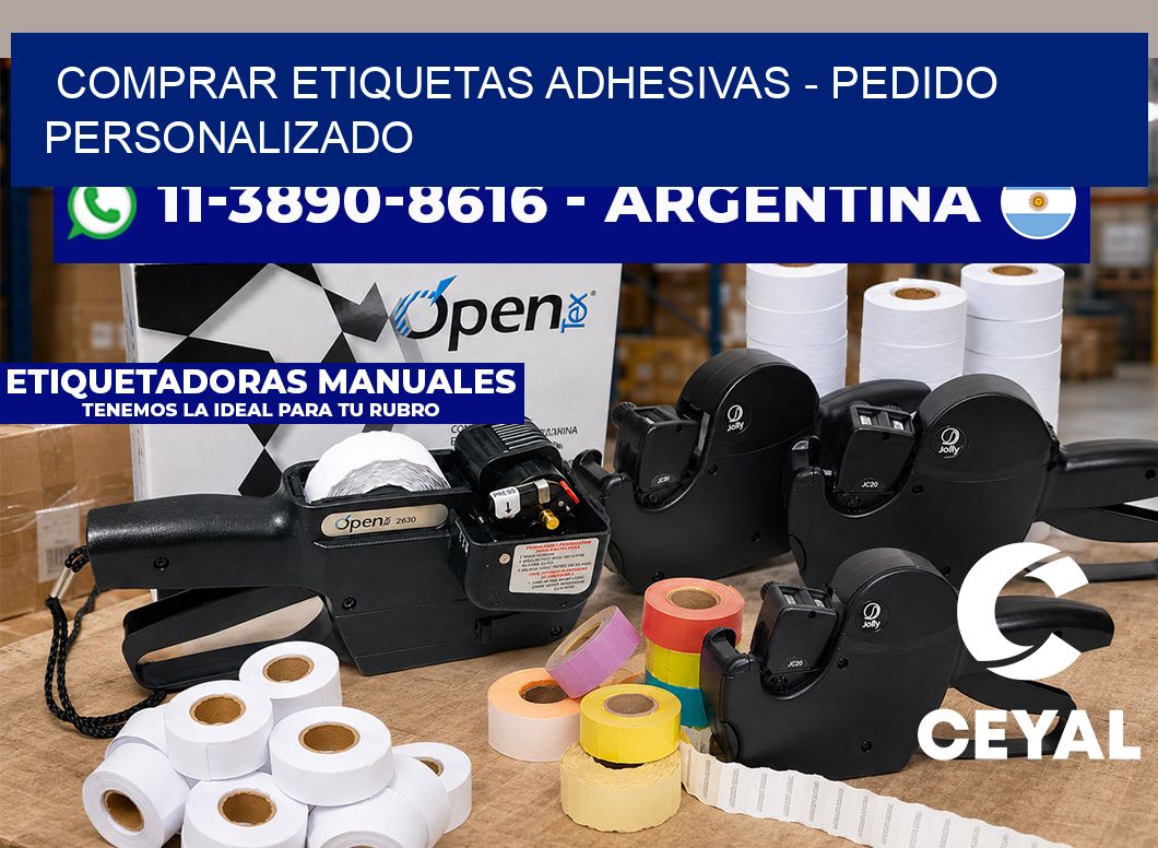 COMPRAR ETIQUETAS ADHESIVAS – Pedido personalizado
