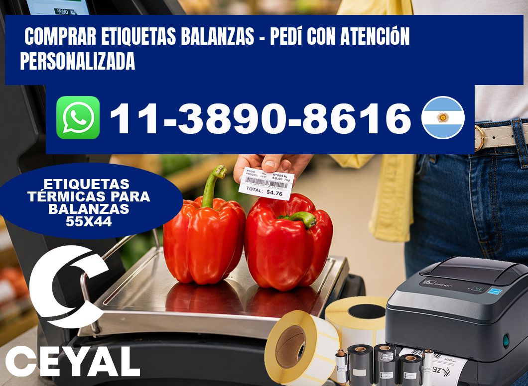 COMPRAR ETIQUETAS BALANZAS - Pedí con atención personalizada