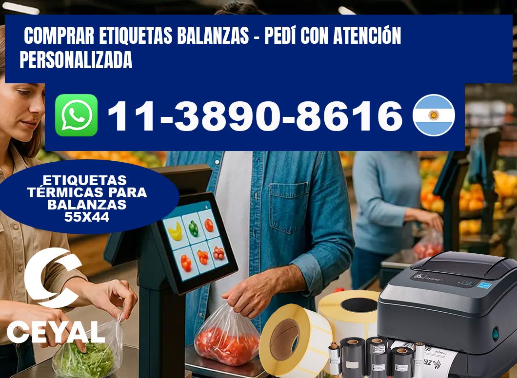 COMPRAR ETIQUETAS BALANZAS - Pedí con atención personalizada