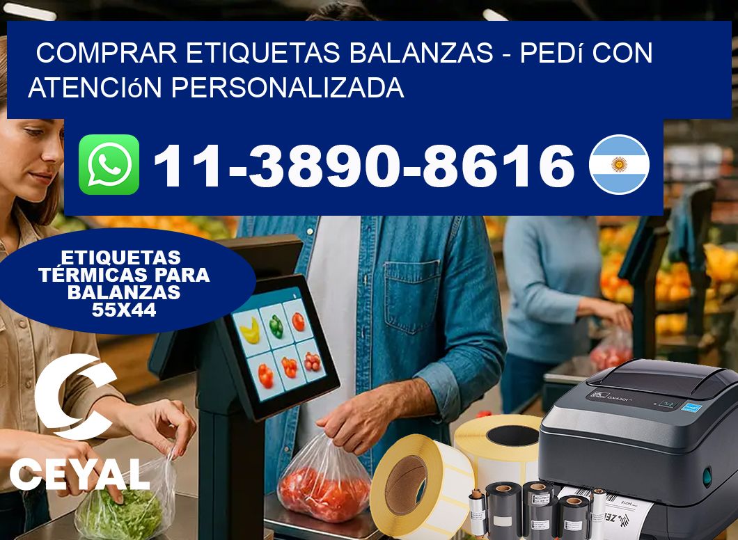 COMPRAR ETIQUETAS BALANZAS – Pedí con atención personalizada